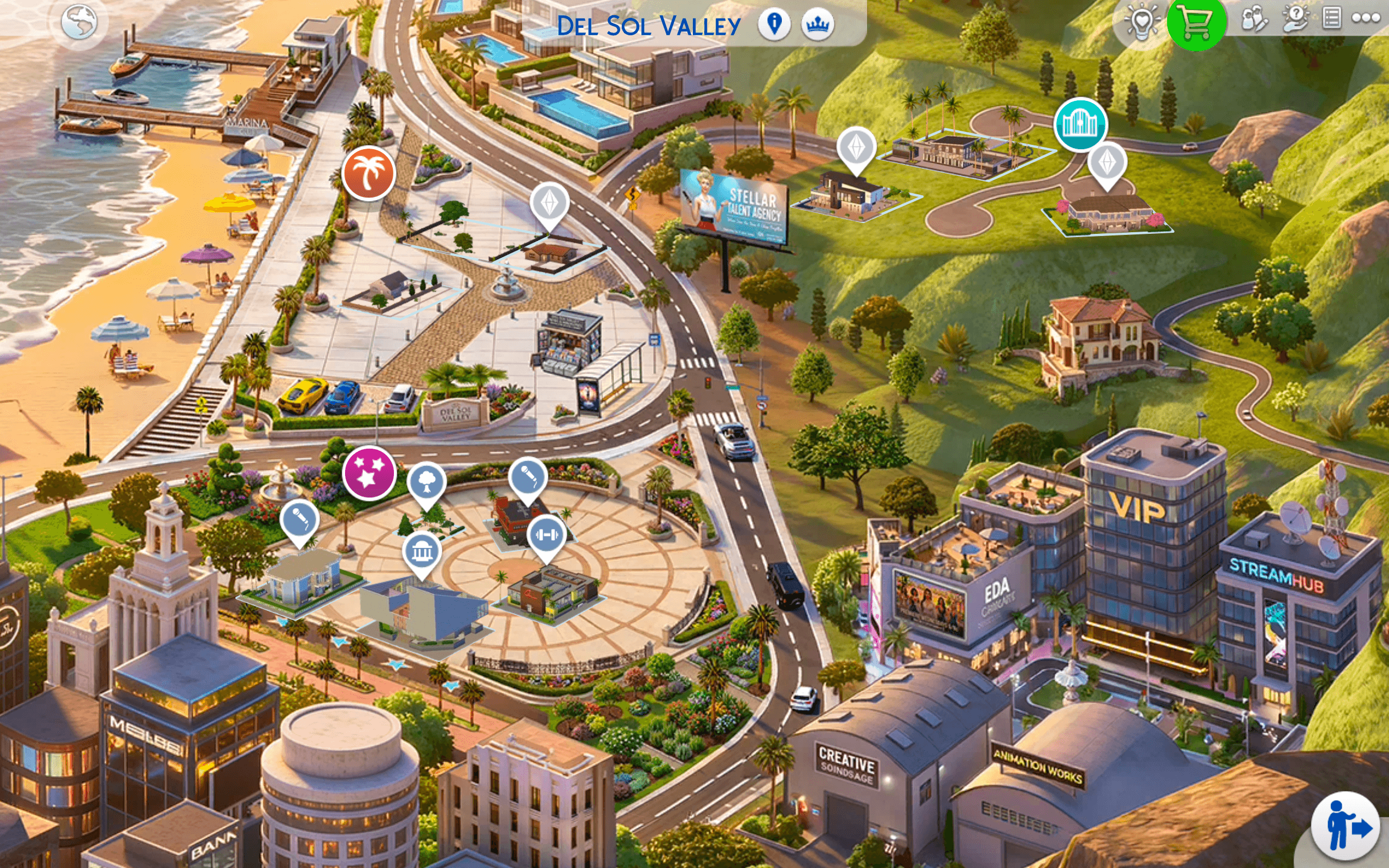Del Sol Valley — in-game