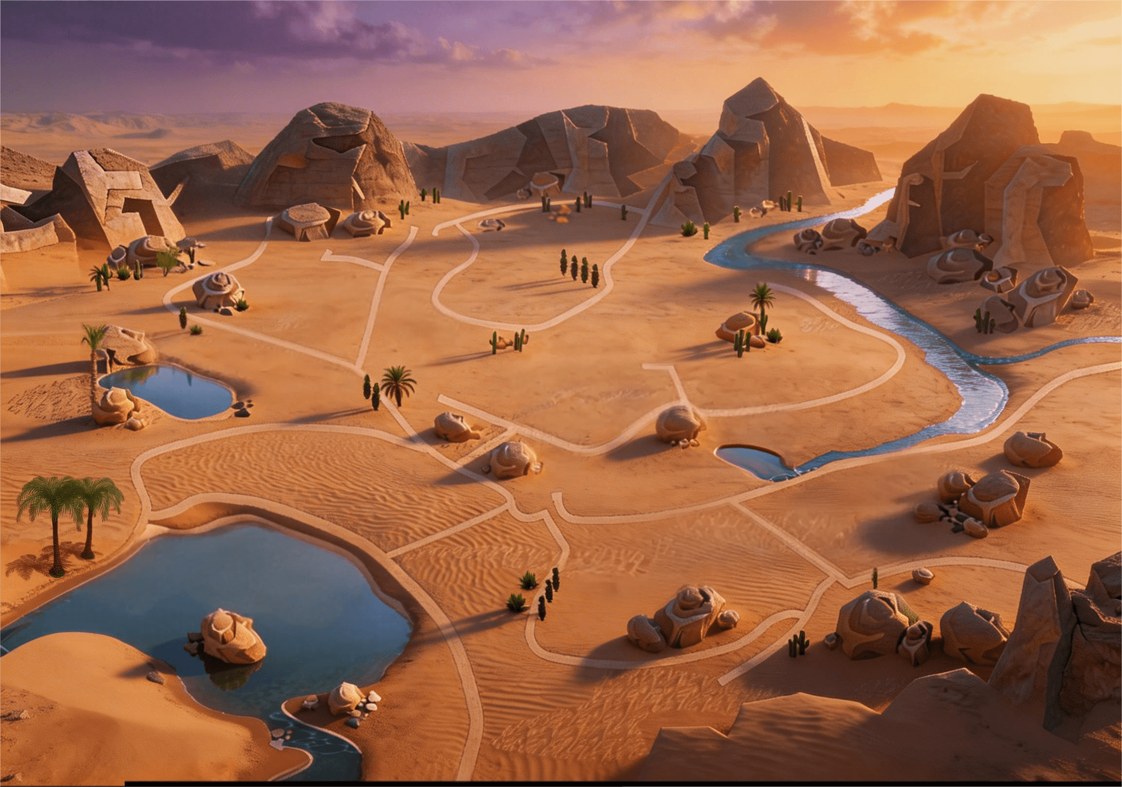 Oasis Springs — map view