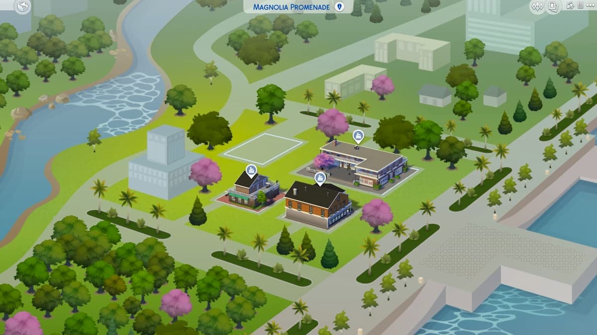 Original Magnolia Promenade map