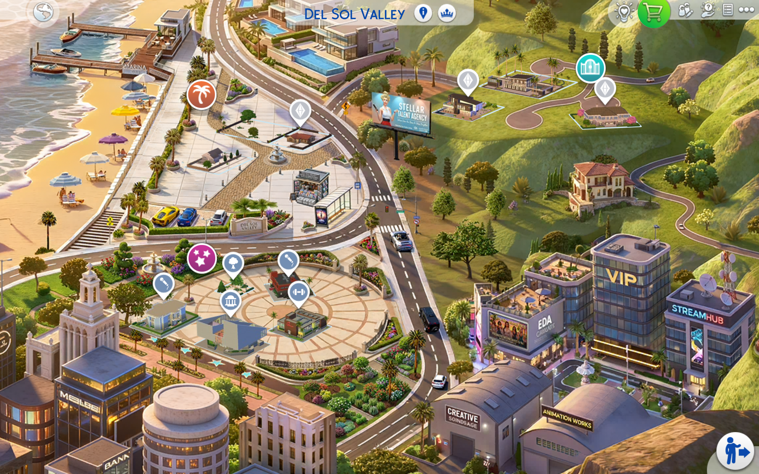 Del Sol Valley in-game