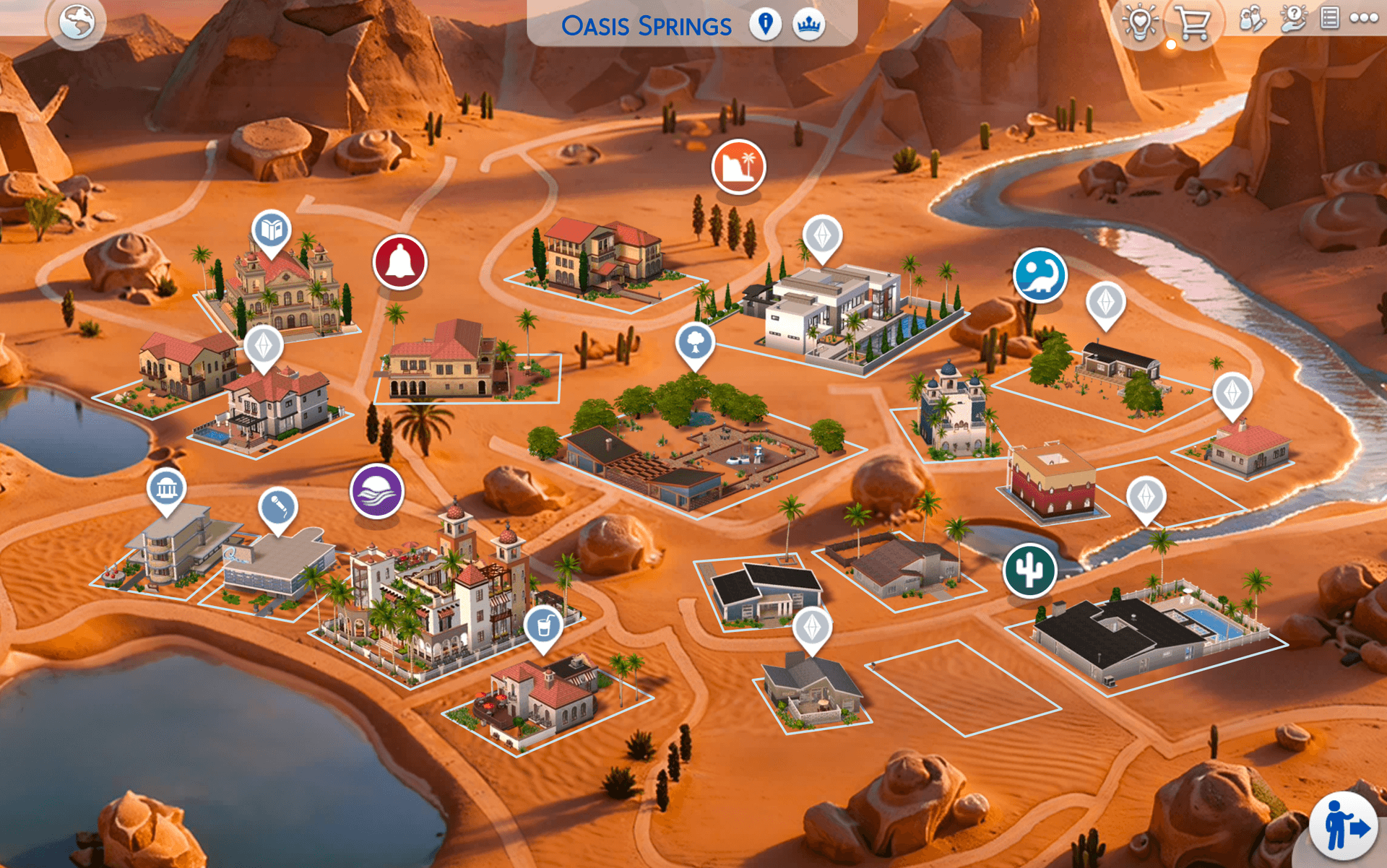 Oasis Springs in-game