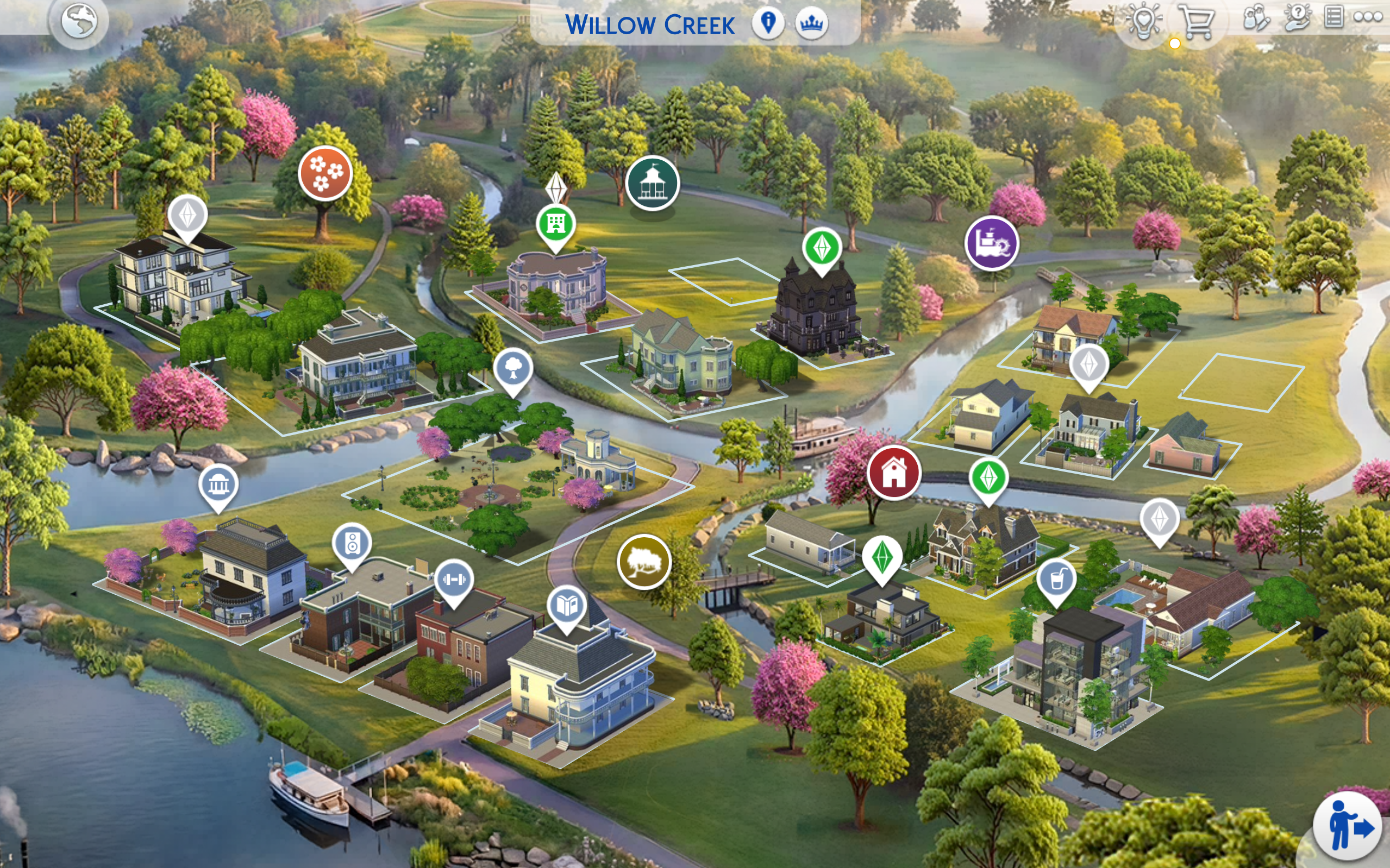 Willow Creek in-game